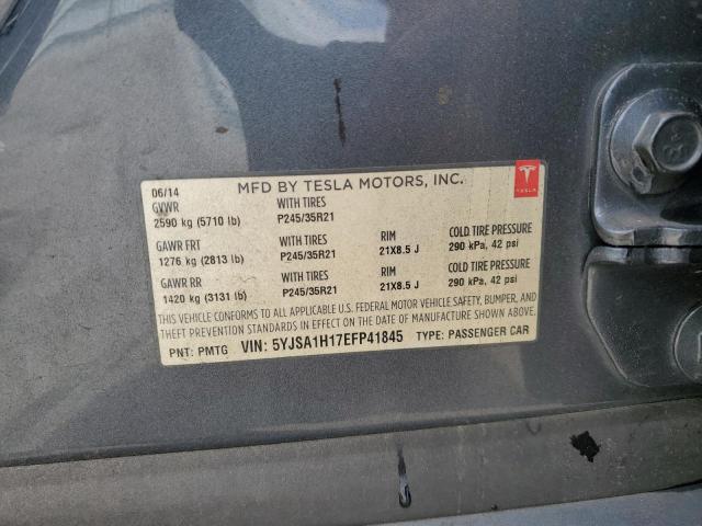 5YJSA1H17EFP41845 Tesla MODEL S