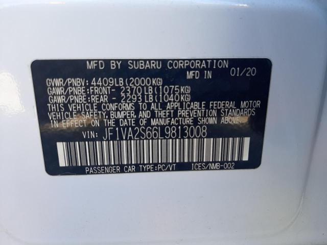 JF1VA2S66L9813008 Subaru Wrx Sti