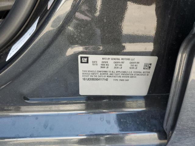 1G1JC6SG5G4117142 Chevrolet SONIC LT