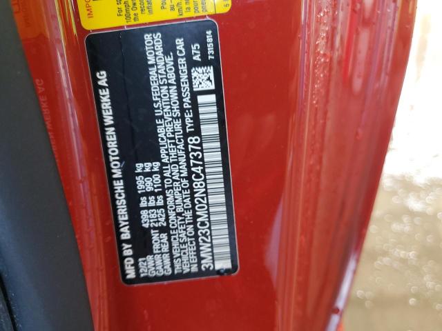 2022 BMW 230I - 3MW23CM02N8C47378