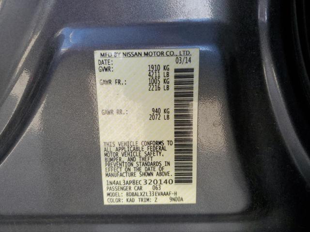 1N4AL3AP8EC320140 Nissan ALTIMA 2.5