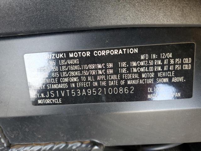 2005 SUZUKI DL1000 - JS1VT53A952100862