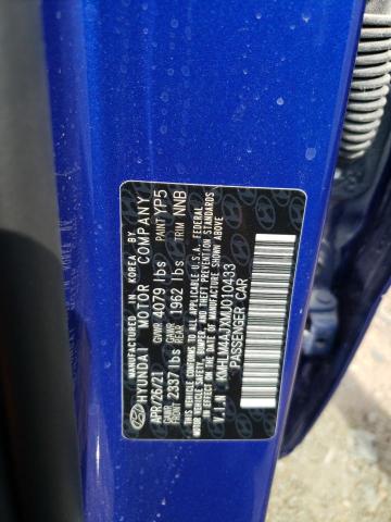 2021 HYUNDAI ELANTRA BL - KMHLM4AJXMU010433