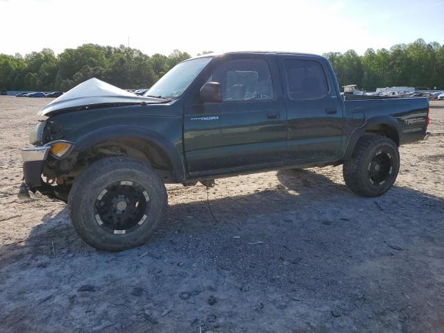Salvage cars for sale from Copart Charles City, VA: 2003 Toyota Tacoma Double Cab