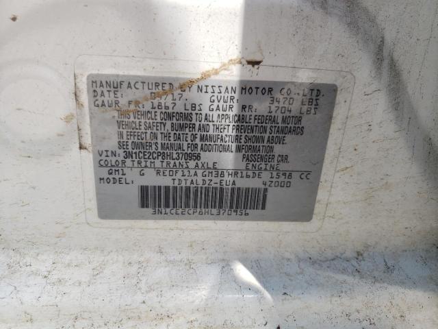 3N1CE2CP8HL370956 Nissan Versa Note S