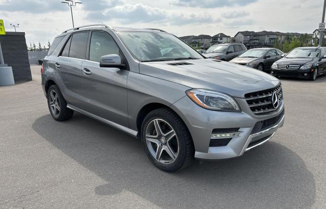 Salvage cars for sale from Copart Rocky View County, AB: 2014 Mercedes-Benz ML 350 Bluetec