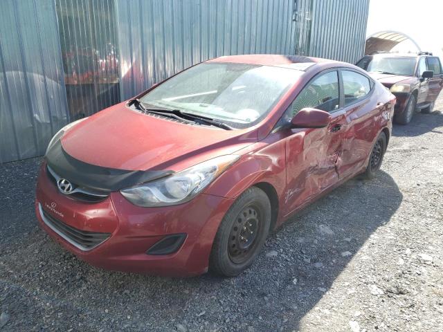 Salvage cars for sale from Copart Montreal Est, QC: 2013 Hyundai Elantra GLS