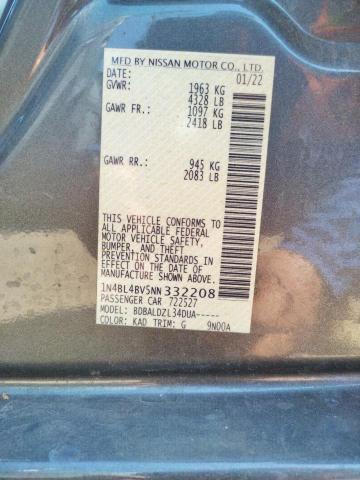 1N4BL4BV5NN332208 Nissan ALTIMA S