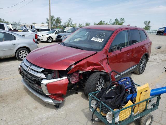 Lot #2399186496 2017 MITSUBISHI OUTLANDER salvage car