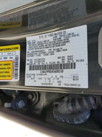 1LN6L9PK6H5608550 Lincoln Continental Premiere