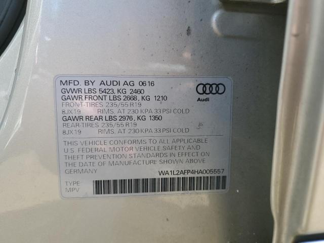 VIN WA1L2AFP4HA005557 2017 Audi Q5, Premium Plus no.13