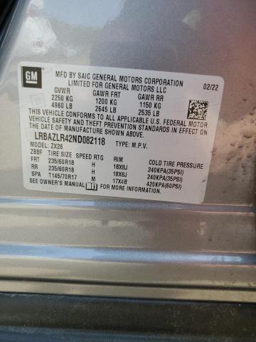 2022 BUICK ENVISION P - LRBAZLR42ND082118