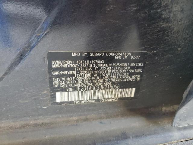 JF2GTADC3JH218096 Subaru Crosstrek Premium