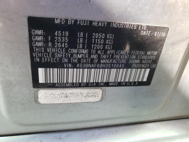 4S3BNAF68H3010040 Subaru Legacy 2.5i Premium