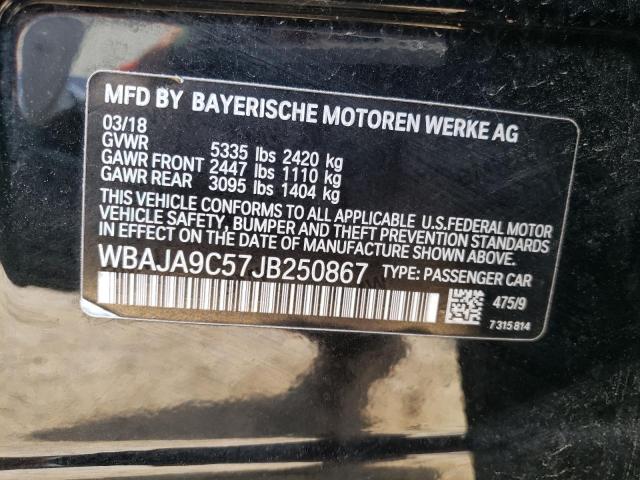 2018 BMW 530E - WBAJA9C57JB250867