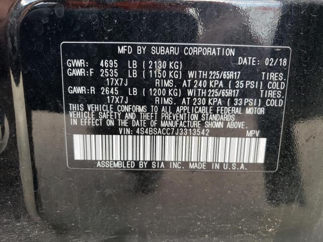 4S4BSACC7J3313542 Subaru Outback 2.5i Premium