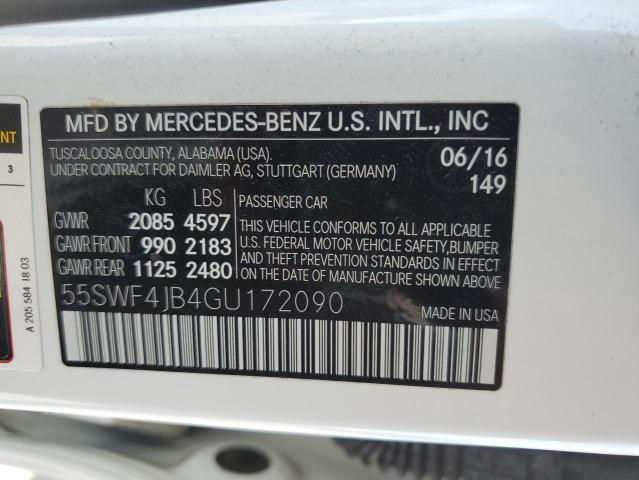 55SWF4JB4GU172090 Mercedes-Benz C 300