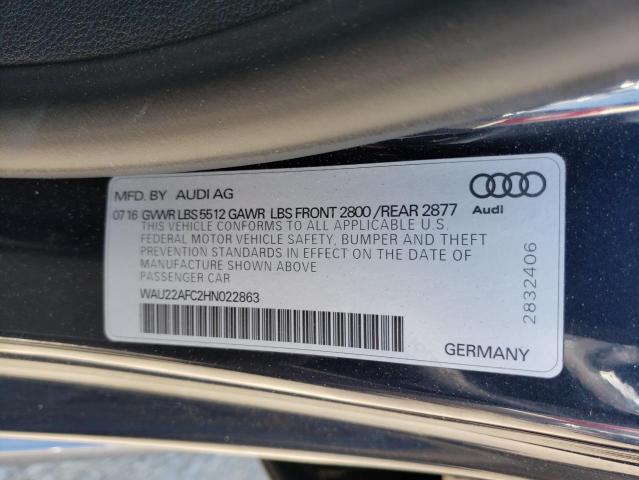 2017 AUDI A7 PRESTIG - WAU22AFC2HN022863