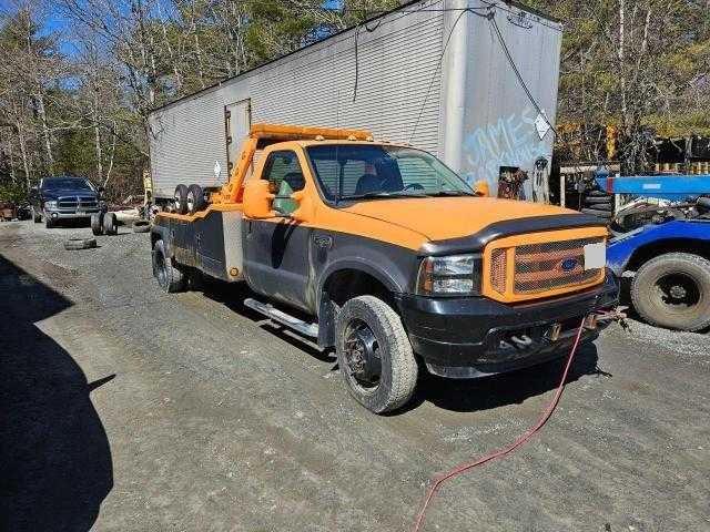 Salvage cars for sale from Copart Elmsdale, NS: 2002 Ford F550 Super Duty