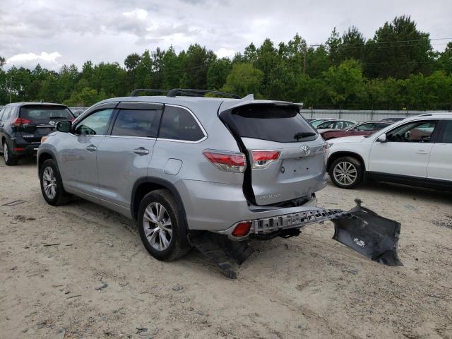 VIN 5TDBKRFH2ES050598 2014 Toyota Highlander, LE no.2