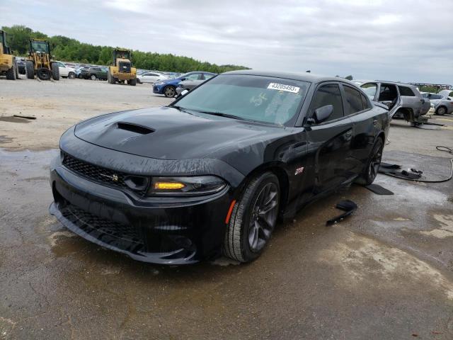 Lot #2438427510 2021 DODGE CHARGER SC salvage car