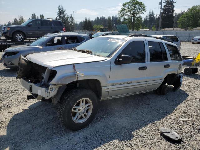 Salvage cars for sale at Graham, WA auction: 2004 Jeep Grand Cherokee Laredo