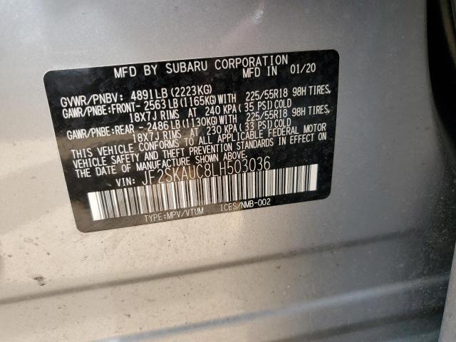 JF2SKAUC8LH503036 Subaru Forester Limited