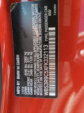 WBS3R9C5XFK332113 BMW M4