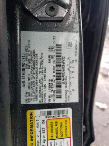 3FA6P0HD2HR169922 Ford FUSION SE