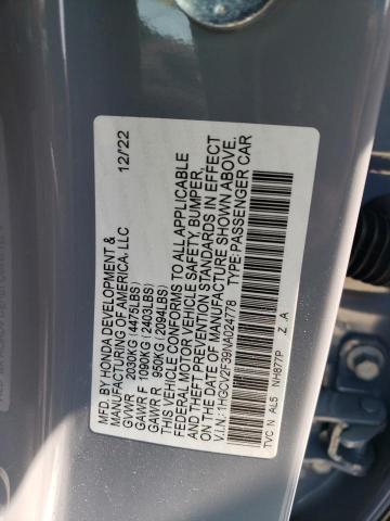 1HGCV2F39NA024778 Honda Accord SPO 10