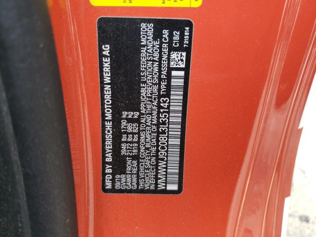 2020 MINI COOPER JOH WMWWJ9C08L3L35143