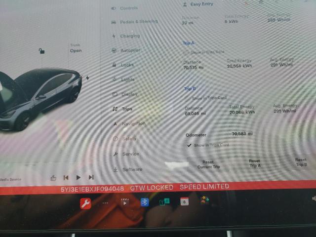5YJ3E1EBXJF094048 Tesla MODEL 3