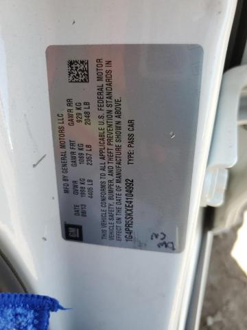 1G4PR5SKXE4104992 Buick Verano Convenience