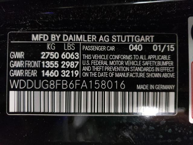2015 MERCEDES-BENZ S 550 4MAT - WDDUG8FB6FA158016