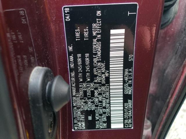 2018 TOYOTA HIGHLANDER - 5TDBZRFH8JS863031