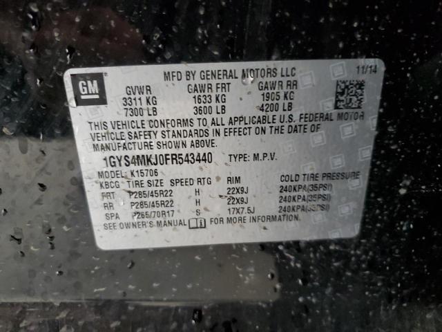 2015 CADILLAC ESCALADE L - 1GYS4MKJ0FR543440