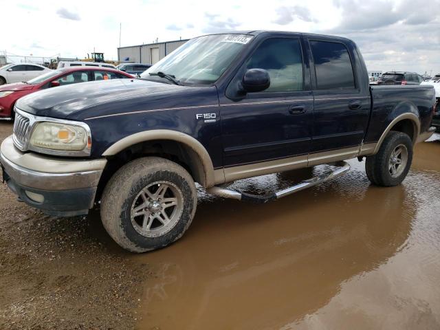 Salvage cars for sale from Copart Amarillo, TX: 2001 Ford F150 Supercrew