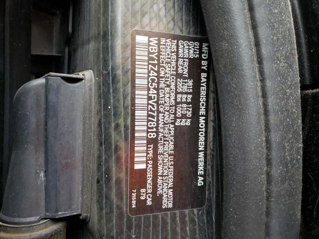 2015 BMW I3 REX - WBY1Z4C54FV277818