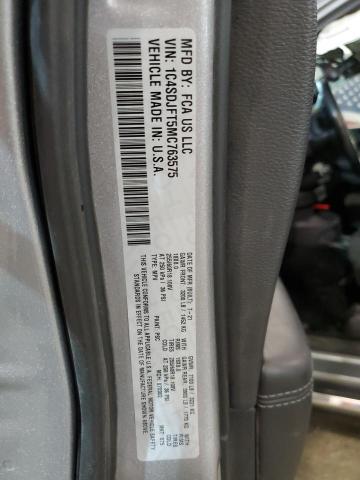 2021 DODGE DURANGO PU 1C4SDJFT5MC763575