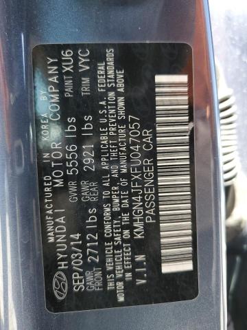KMHGN4JFXFU047057 Hyundai Genesis 5.0l