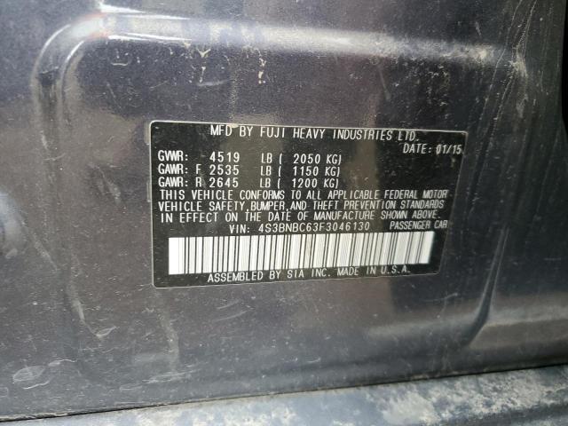 4S3BNBC63F3046130 Subaru Legacy 2.5i Premium