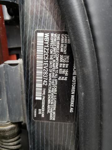 WBY1Z2C51EV283742 BMW I3 Bev