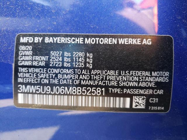 2021 BMW M340XI - 3MW5U9J06M8B52581
