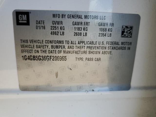 1G4GB5G36GF206965 Buick Lacrosse