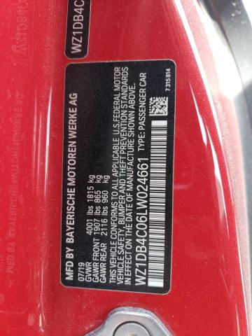 WZ1DB4C06LW024661 Toyota Supra Base 2020