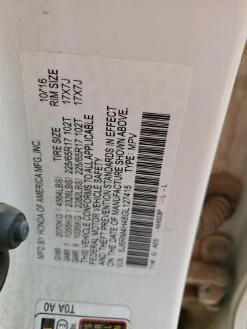 2016 HONDA CR-V SE - 5J6RM4H48GL127415