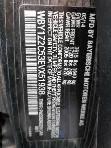 WBY1Z2C53EVX51938 BMW I3 Bev