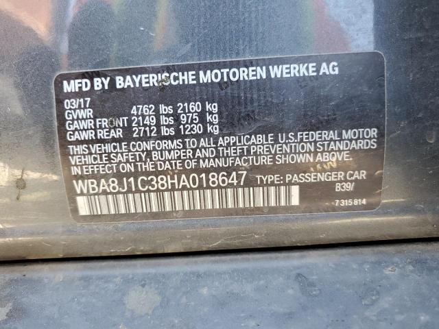 2017 BMW 328 D XDRI - WBA8J1C38HA018647