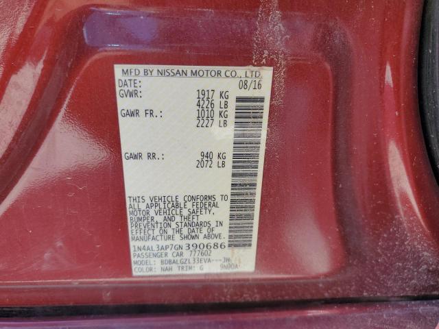 1N4AL3AP7GN390686 Nissan ALTIMA 2.5