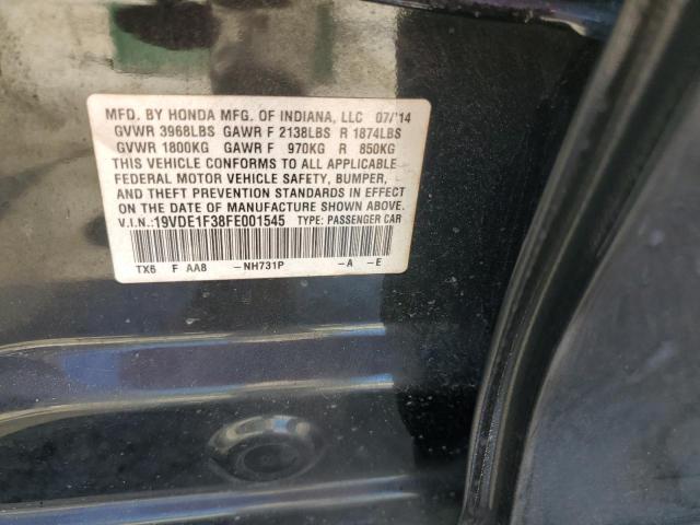 2015 ACURA ILX 20 19VDE1F38FE001545